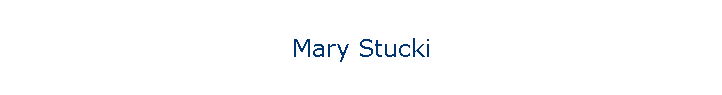 Mary Stucki